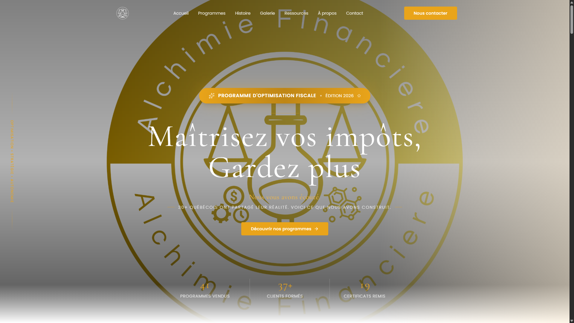 Alchimie financier - APRÈS